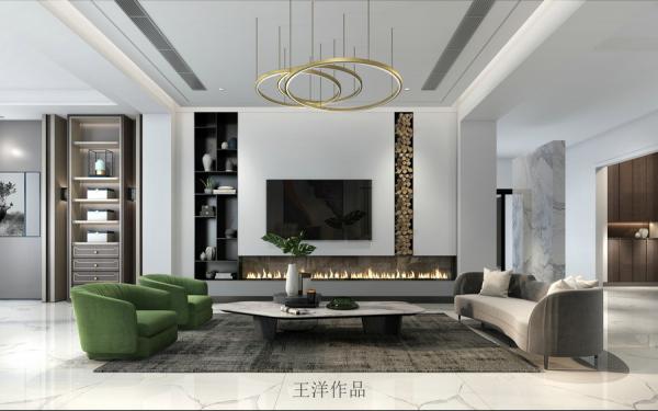 雅居樂(lè)634平簡(jiǎn)歐別墅設(shè)計(jì)裝修